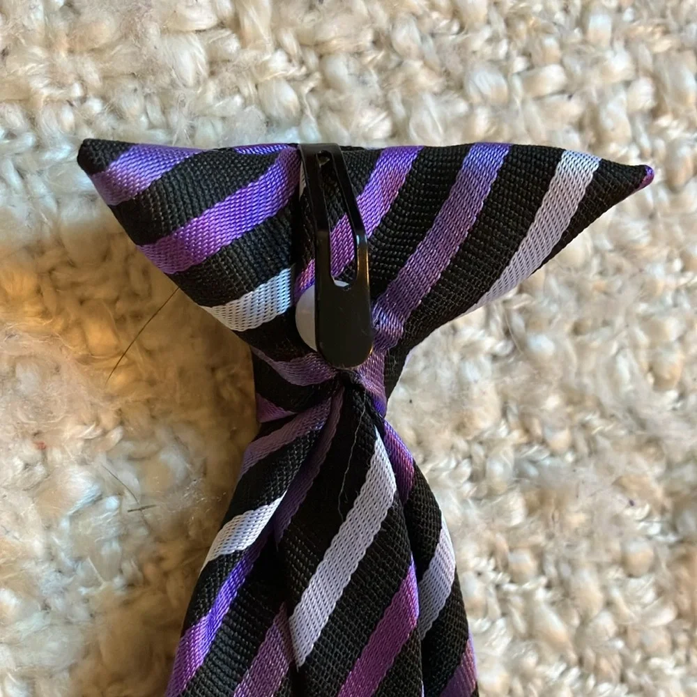 ⛵️ TODDLER STRIPED CLIP ON TIE